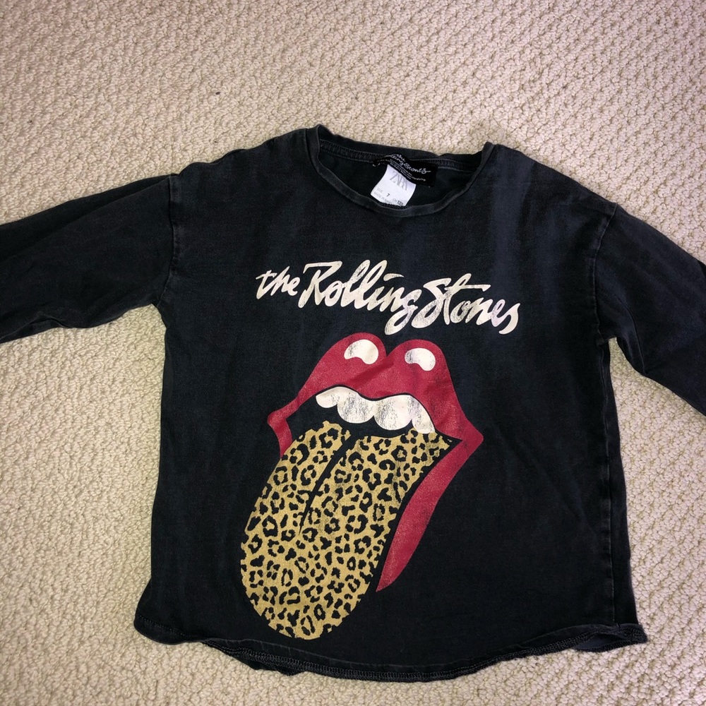 Zara Kids Rolling Stones shirt